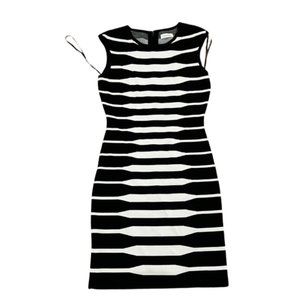 Calvin Klein Black and White Funky Business Dress